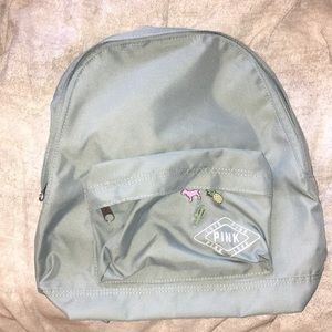 Victoria’s Secret pink light blue backpack